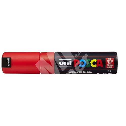 Uni Posca PC-7M akrylový popisovač, 4,5-5,5 mm, červený 1