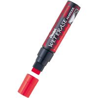 Křídový popisovač Pentel SMW56 Wet Erase, červený