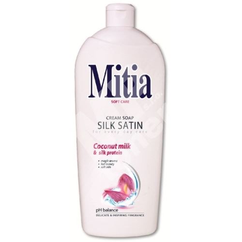 Mitia Silk Satin tekuté mýdlo náhradní náplň 1 l 1