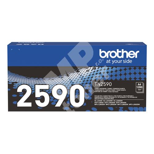Toner Brother TN-2590, HL-L2442DW, black, originál 1