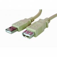 Kabel prodlužovací USB (2.0), A plug/A socket, 5m, přenosová rychlost 480Mb/s, LOGO