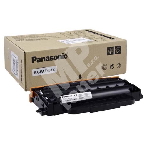 Toner Panasonic KX-FAT431X, black, originál 1