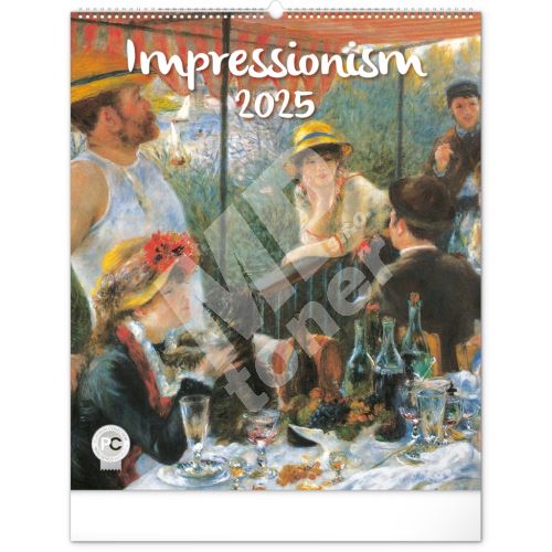 Nástěnný kalendář Notique Impresionismus 2025, 48 x 56 cm 1
