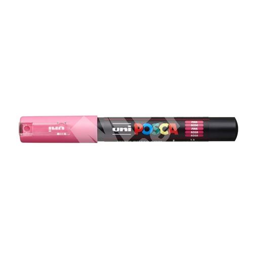 Uni Posca PC-1M akrylový popisovač, 0,7 mm, růžový 1