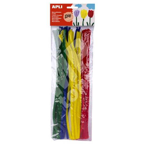 Modelovací drátky žinylka Apli, 30cm, mix barev 1