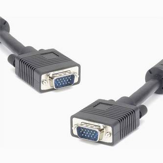 Kabel k monitoru VGA, 15M/15M, 10m, (15 pin), zlacené konektory, stínění