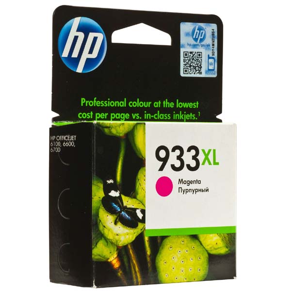 Inkoustová cartridge HP CN055AE, magenta, No.933XL, originál
