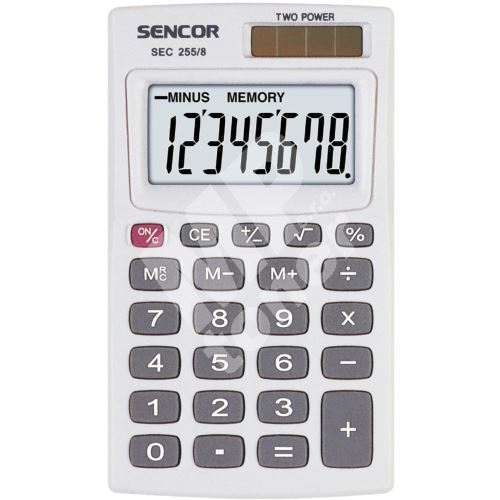 Kalkulačka Sencor SEC 255/8 Dual 1