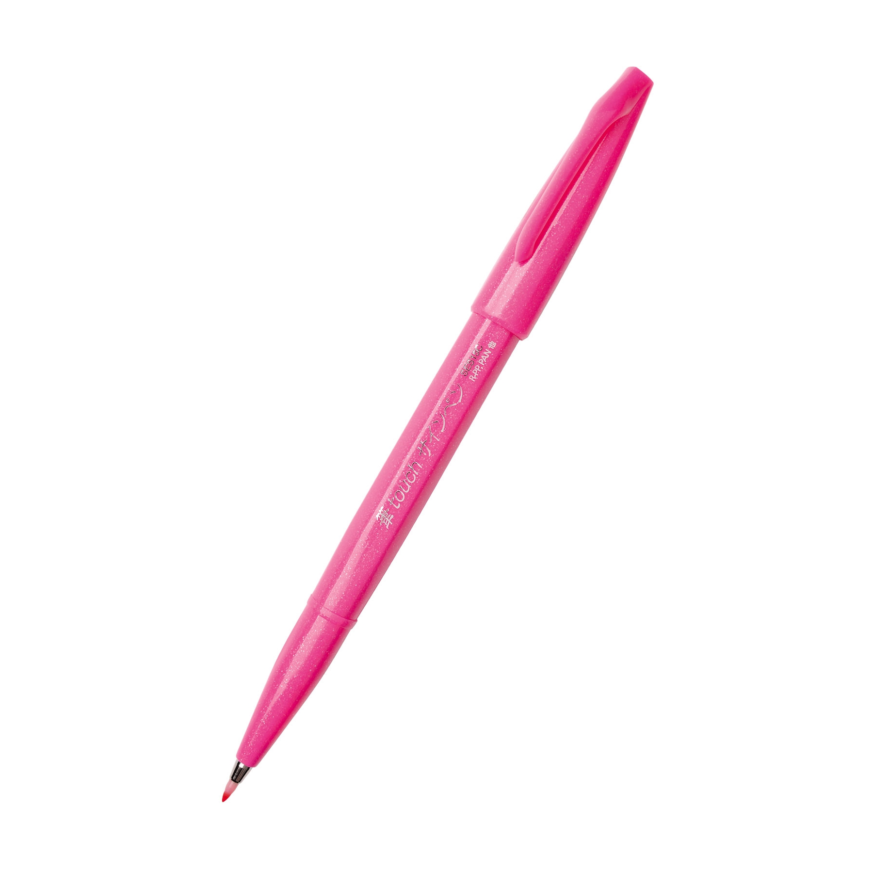 Štětečkový popisovač Pentel Brush Sign Pen touch SES15 růžový