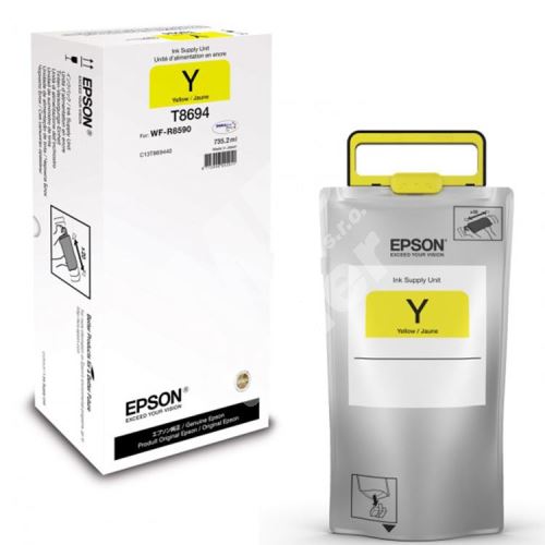 Inkoustová cartridge Epson C13T869440, WorkForce Pro WF-R8590, yellow, XXL, originál 1