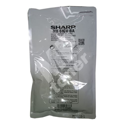 Developer Sharp MX-51GVBA, black, originál 1
