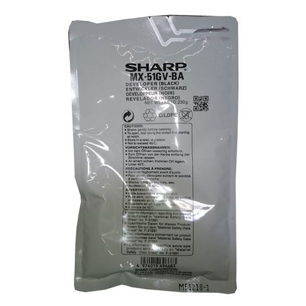 Developer Sharp MX-51GVBA, MX-4112N, MX-5112N, black, originál