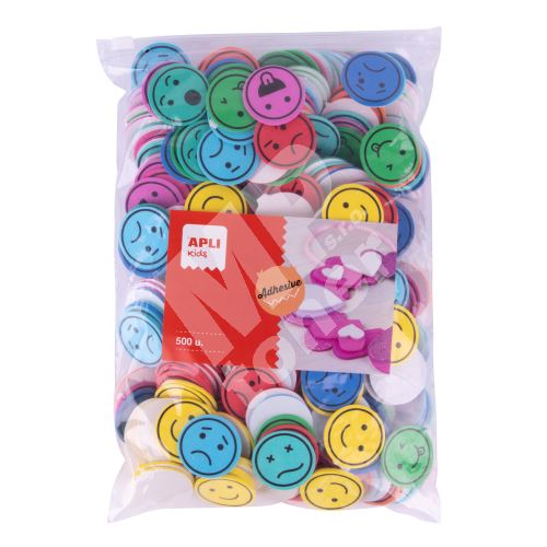 Pěnovka Apli, smajlíci, Jumbo pack 1