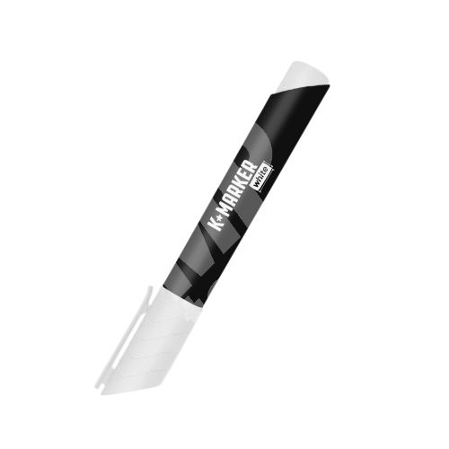 Kreativní popisovač Kores K-Marker White, kulatý hrot, bílý 1