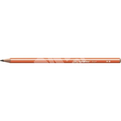 Grafitová tužka Stabilo Trio Neon, oranžová, HB, trojhranná 1