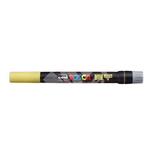 Uni Posca PCF-350 akrylový popisovač, 8 mm, žlutý 1