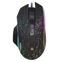 Herní myš Defender Syberia GM-680L, 3200DPI, optická, 7tl., drátová USB, černá, RGB Herní myš Defender Syberia GM-680L, 3200DPI, optická, 7tl., drátová USB, černá, RGB