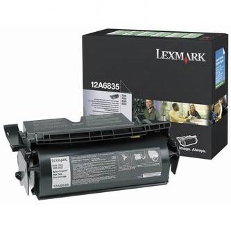 Toner Lexmark 12A6835 T522 černá, return originál