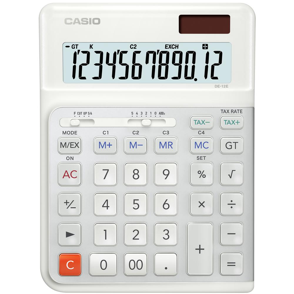 Stolní kalkulačka Casio DE-12E ERG0