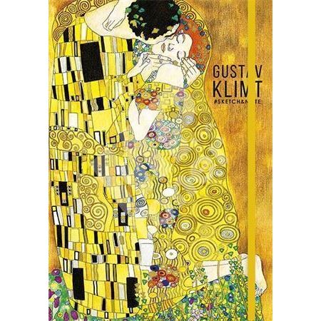 Shkolyaryk Skicák Klimt a Van Gogh, tečkovaný, mix, A5, 80 listů, desky 1