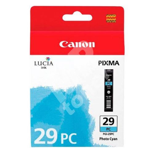 Cartridge Canon PGI-29PC, 4876B001, photo cyan, originál 1