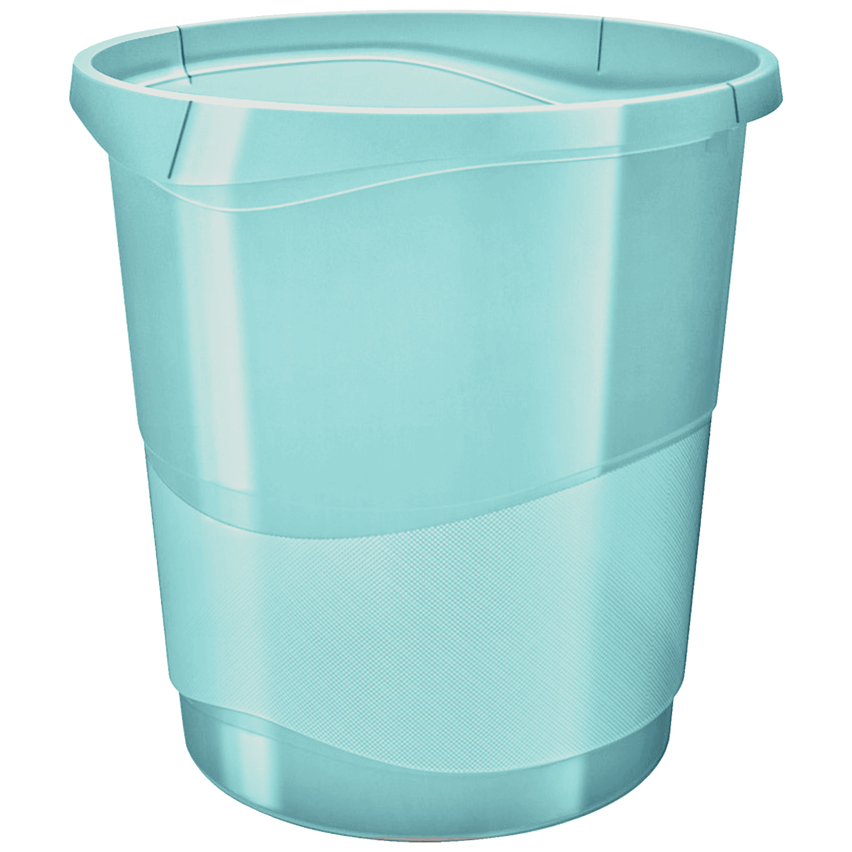 Odpadkový koš Esselte Colour'Ice, průhledná modrá, 14 l
