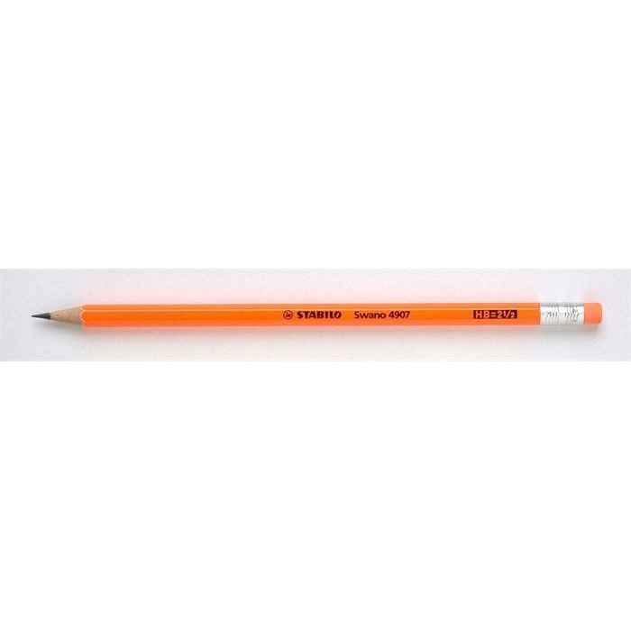 Grafitová tužka Stabilo Neon, oranžová, šestihranná, HB
