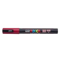 Uni Posca PC-3M akrylový popisovač, 0,9-1,3 mm, tm. červený 2 (1)