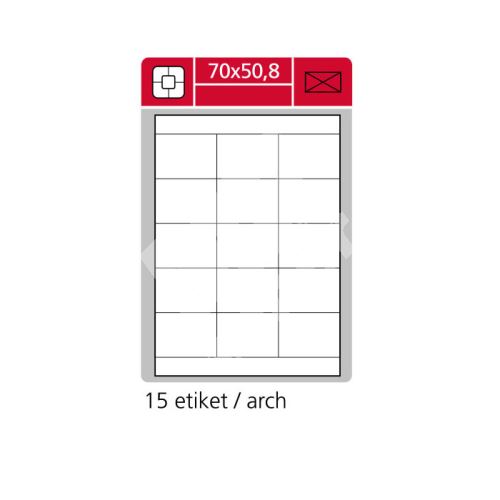 Samolepící etikety SK LABEL 70 x 50,8 mm 1