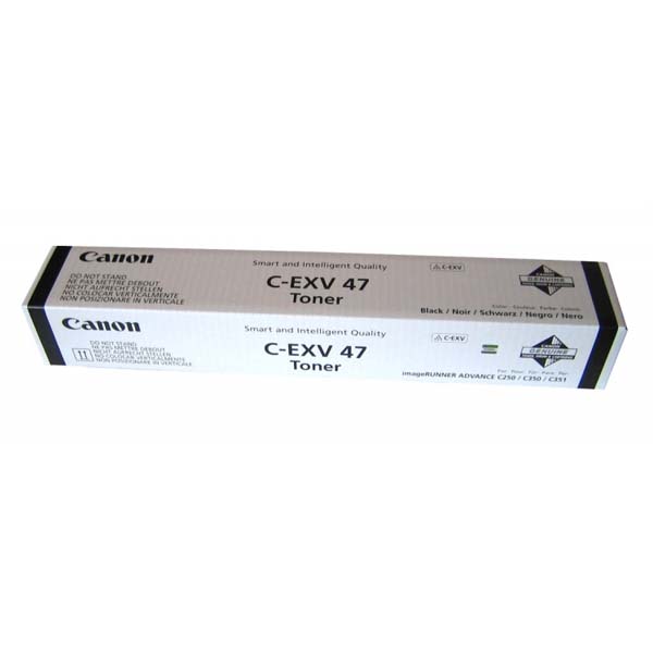 Toner Canon CEXV47Bk, IR-C250i, C350iF, C351iF, black, 8516B002, originál