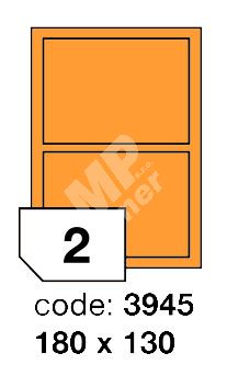 Samolepící etikety Rayfilm Office 180x130 mm 300 archů, fluo oranžová, R0133.3945D 1