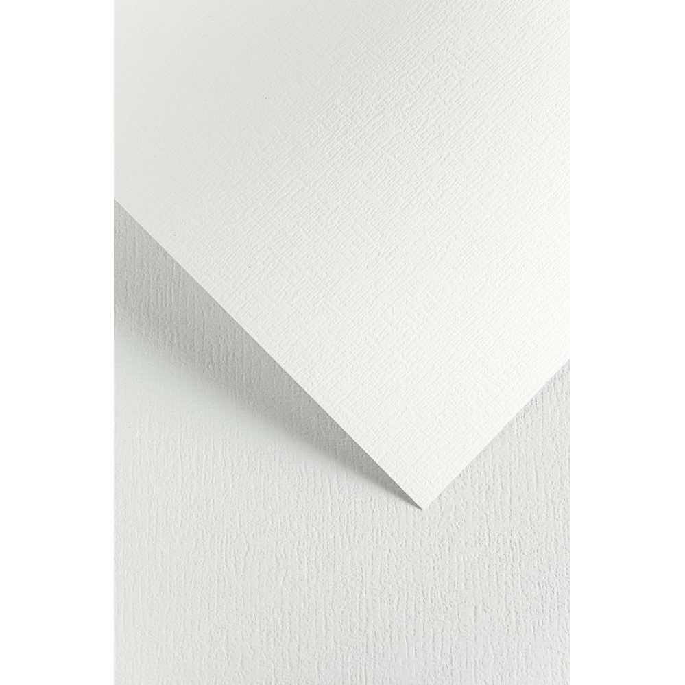 Ozdobný papír Rustikal, bílý, 230g, 20ks