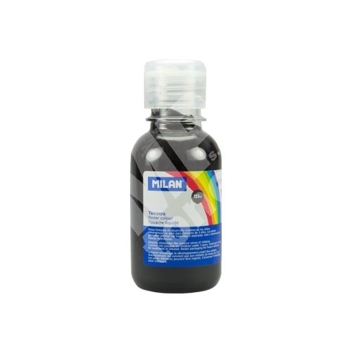 Temperová barva Milan 03480, 125 ml, základní černá 1