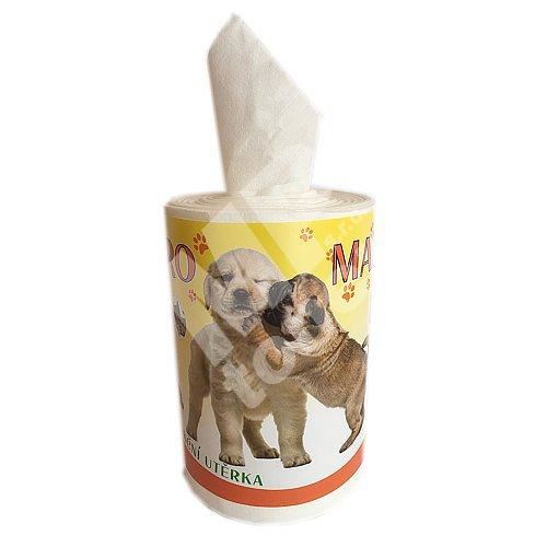 Utěrka pro MAZLÍČKY 1vrstvá 17cm, 60 útržků, bez dutinky 1