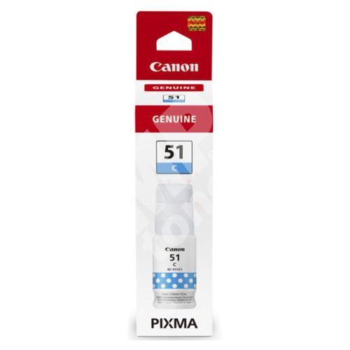 Inkoustová cartridge Canon GI-51C, Pixma G1420, G2420, G2460, G3420, cyan, 4546C001, 1