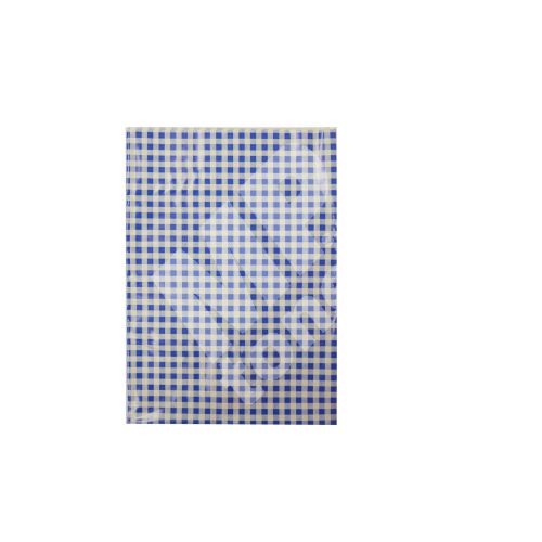 Ubrus do výtvarné výchovy 65x50cm, modro-bílé kostky 1