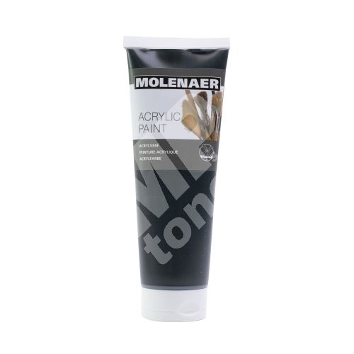 Molenaer akrylová barva 250 ml, černá 1