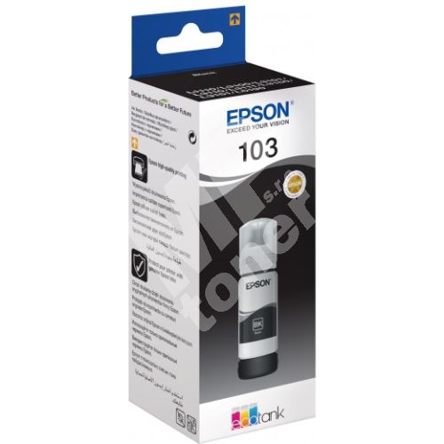 Cartridge Epson C13T00S14A, black, 103, originál 1