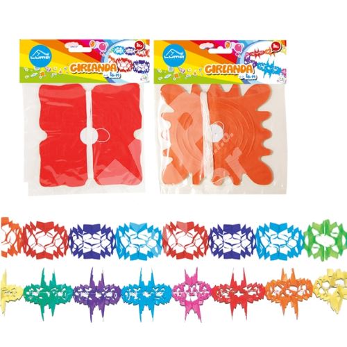 Girlanda Luma 4m, mix barev 1