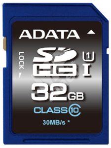 ADATA 32GB SDHC UHS-I Premier, Class 10 1