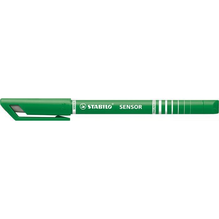Liner Stabilo Sensor, 0,3 mm, zelený