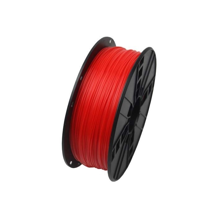 Tisková struna Gembird (filament) PLA, 1,75mm, 1kg, fluorescentní, červená