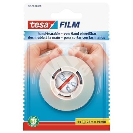 Lepicí páska Tesafilm, průhledná, 19 mm x 25 m, Tesa 1