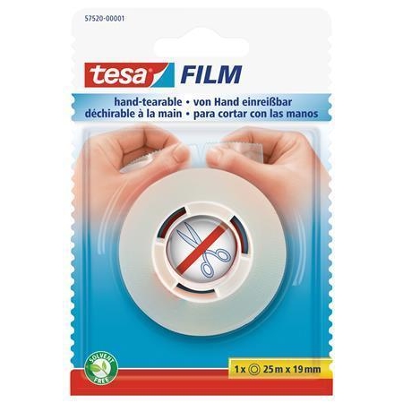 Lepicí páska Tesa tesafilm, 19 mm x 25 m, průhledná