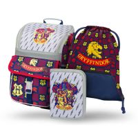 Set 3dílný Baagl Zippy, Harry Potter Nebelvír, aktovka, penál, sáček