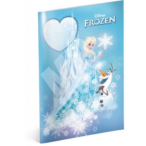 Školní sešit Frozen, Ledové království Castle, A4, 40 listů, linkovaný 1