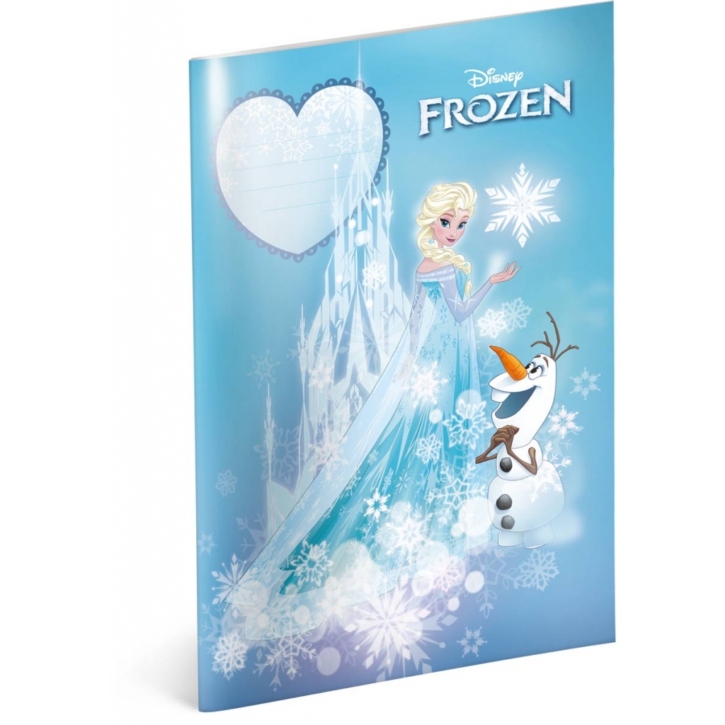 Školní sešit Frozen, Ledové království Castle, A4, 40 listů, linkovaný