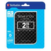 2TB Verbatim Store'n'Go SuperSpeed, Externí HDD 2,5" USB 3.0, 53195, černý 2TB Verbatim Store'n'Go SuperSpeed, Externí HDD 2,5" USB 3.0, 53195, černý