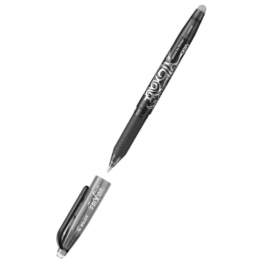 Kuličkové pero Pilot Frixion Ball, gumovatelné, černá, 0,5 mm