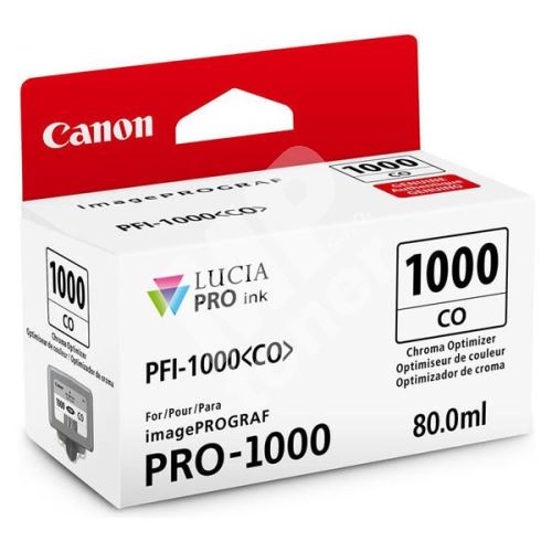 Cartridge Canon PFI-1000CO, 0556C001, chroma optimiser, originál 1
